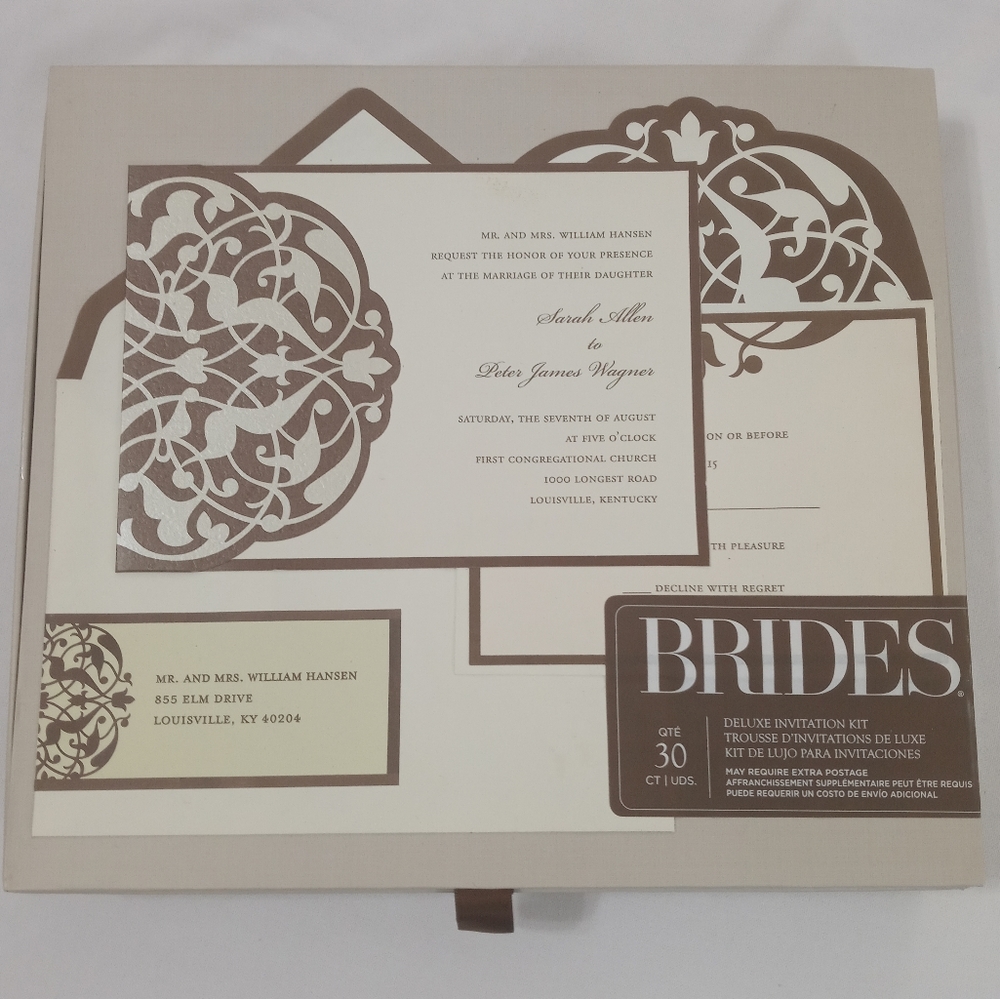 Brides Wedding Invitation Kits - CLEARANCE!!